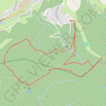 Itinéraire La Tête de la Bouloie - Bussang, distance, dénivelé, altitude, carte, profil, trace GPS