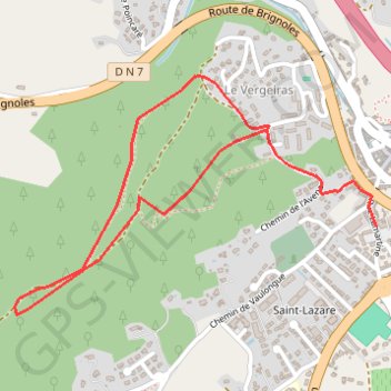 Itinéraire Oppidum de la foirette, distance, dénivelé, altitude, carte, profil, trace GPS