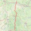 Itinéraire GR3 De Chabreloche (Puy-de-Dôme) à Saint Aubin-sur-Loire (Saône-et-Loire), distance, dénivelé, altitude, carte, profil, trace GPS