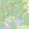 Itinéraire CIRCUIT PÉDESTRE AUTOUR DE MERVENT, distance, dénivelé, altitude, carte, profil, trace GPS