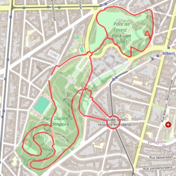 Itinéraire E.T., distance, dénivelé, altitude, carte, profil, trace GPS