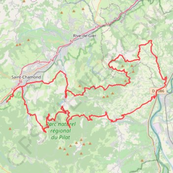 Itinéraire Crochecol P3, distance, dénivelé, altitude, carte, profil, trace GPS