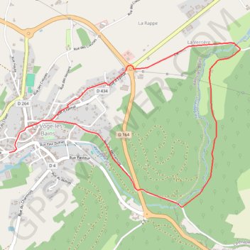 Itinéraire Chemins du Cœur des Vosges - Le Bertramont, distance, dénivelé, altitude, carte, profil, trace GPS