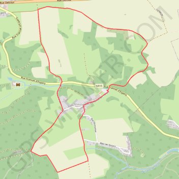 Itinéraire ONHAYE-MIAVOYE - Belle Saule - Les Salingues, distance, dénivelé, altitude, carte, profil, trace GPS