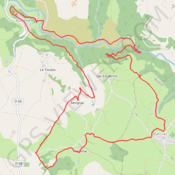 Itinéraire 555, distance, dénivelé, altitude, carte, profil, trace GPS