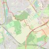 Itinéraire Peltre - Metz-Sablon, distance, dénivelé, altitude, carte, profil, trace GPS