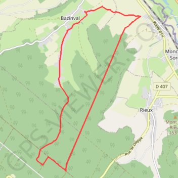 Itinéraire Circuit du Mont Madame - Bazinval, distance, dénivelé, altitude, carte, profil, trace GPS