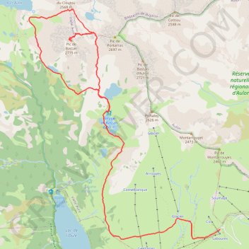 Itinéraire Pic et tour du bastan (amiez), distance, dénivelé, altitude, carte, profil, trace GPS