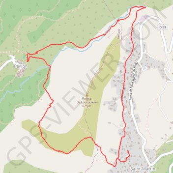 Itinéraire St Martin /Peillon/st Martin, distance, dénivelé, altitude, carte, profil, trace GPS