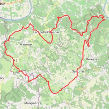 Itinéraire De Sérignac à Bonnemaison, distance, dénivelé, altitude, carte, profil, trace GPS