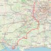 Itinéraire 2024 S+N L2P Day 1 - Watford to Portsmouth FINAL, distance, dénivelé, altitude, carte, profil, trace GPS