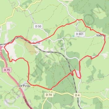 Itinéraire Autour de Saint-Georges, distance, dénivelé, altitude, carte, profil, trace GPS