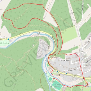 Itinéraire Promenade du Belvédère, distance, dénivelé, altitude, carte, profil, trace GPS