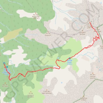 Itinéraire Pic Canigou, distance, dénivelé, altitude, carte, profil, trace GPS