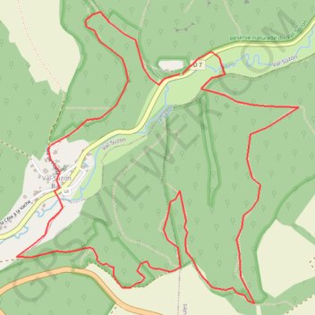 Itinéraire Le Châtelet d'Étaules, distance, dénivelé, altitude, carte, profil, trace GPS