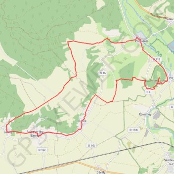 Itinéraire Ascension du Mont Lassois, distance, dénivelé, altitude, carte, profil, trace GPS