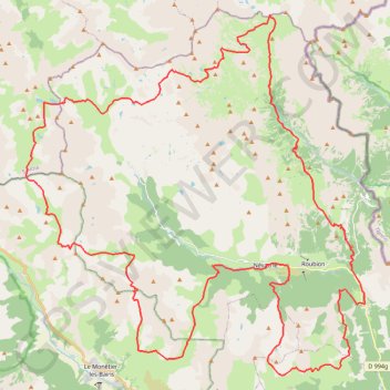 Itinéraire Tour du Mont Thabor, distance, dénivelé, altitude, carte, profil, trace GPS