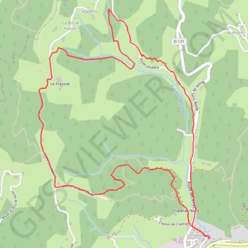 Itinéraire Mines de charbon d'Argentat, distance, dénivelé, altitude, carte, profil, trace GPS