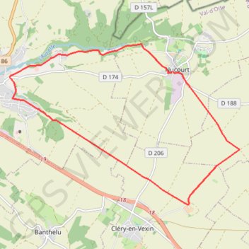Itinéraire Le camp de César, distance, dénivelé, altitude, carte, profil, trace GPS