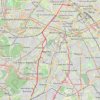 Itinéraire Véloscénie : Paris > Massy, distance, dénivelé, altitude, carte, profil, trace GPS