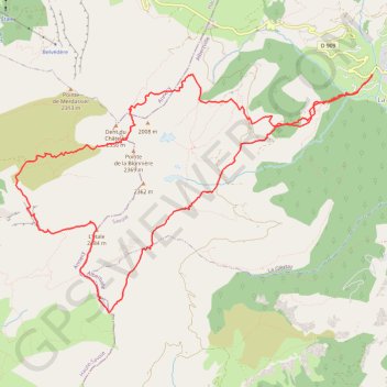 Itinéraire Etale, tour et sommet au départ de la Fontaine Bartoud, distance, dénivelé, altitude, carte, profil, trace GPS