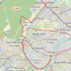 Itinéraire De Chatou à Maison-Laffitte, distance, dénivelé, altitude, carte, profil, trace GPS