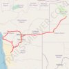 Itinéraire 2025-10-23 Beeline Namibie, distance, dénivelé, altitude, carte, profil, trace GPS