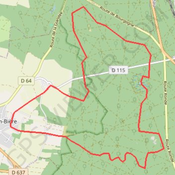 Itinéraire Le Rocher Canon, distance, dénivelé, altitude, carte, profil, trace GPS