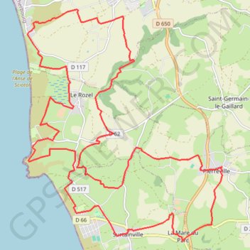 Itinéraire Le Tour de Nathan - Pierreville, distance, dénivelé, altitude, carte, profil, trace GPS