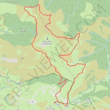 Itinéraire Ronde des Bualas rando, distance, dénivelé, altitude, carte, profil, trace GPS