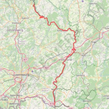 Itinéraire PC3 des Trois Rivières, distance, dénivelé, altitude, carte, profil, trace GPS