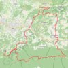 Itinéraire Buoux - Colorado Provençal, distance, dénivelé, altitude, carte, profil, trace GPS