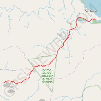 Itinéraire Traversière Mont Humbold, distance, dénivelé, altitude, carte, profil, trace GPS