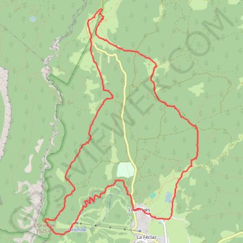 Itinéraire Variante Orionde, distance, dénivelé, altitude, carte, profil, trace GPS