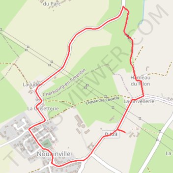 Itinéraire Parcours 3 km, distance, dénivelé, altitude, carte, profil, trace GPS