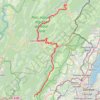 Itinéraire Morez-Menthieres, distance, dénivelé, altitude, carte, profil, trace GPS