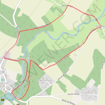 Itinéraire Circuit de la Vallée et de l'Étang - Condé-sur-Iton, distance, dénivelé, altitude, carte, profil, trace GPS