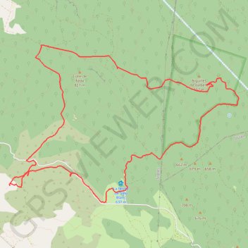 Itinéraire Siou Blanc, distance, dénivelé, altitude, carte, profil, trace GPS