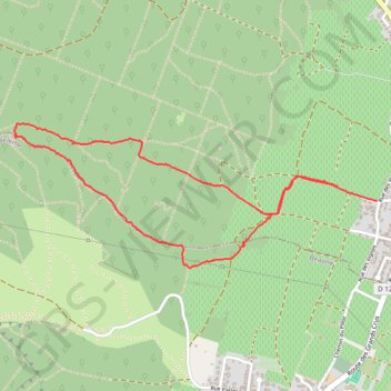 Itinéraire La roche qui pleure, distance, dénivelé, altitude, carte, profil, trace GPS