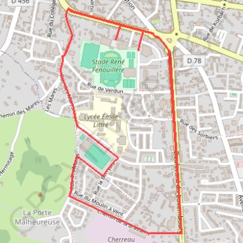 Itinéraire Parcours aproximatif, distance, dénivelé, altitude, carte, profil, trace GPS