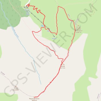 Itinéraire Pique d'Endron, distance, dénivelé, altitude, carte, profil, trace GPS