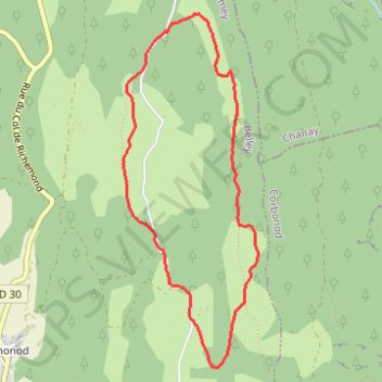 Itinéraire Vers le Col de Richemond, distance, dénivelé, altitude, carte, profil, trace GPS