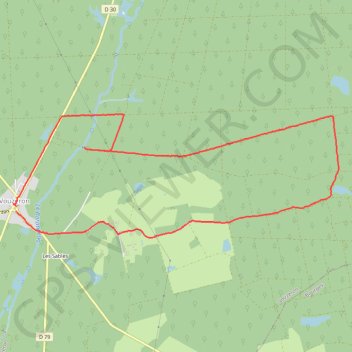 Itinéraire Vouzeron, distance, dénivelé, altitude, carte, profil, trace GPS