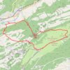 Itinéraire Combe Grède, distance, dénivelé, altitude, carte, profil, trace GPS