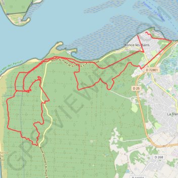 Itinéraire Rando des Ajoncs - Ronce-les-Bains, distance, dénivelé, altitude, carte, profil, trace GPS