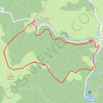 Itinéraire Occabé depuis chalet Pedro, distance, dénivelé, altitude, carte, profil, trace GPS