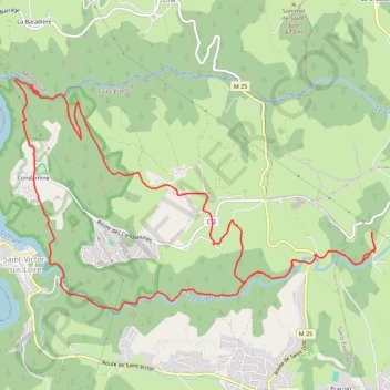Itinéraire les rieux 26/02/23, distance, dénivelé, altitude, carte, profil, trace GPS