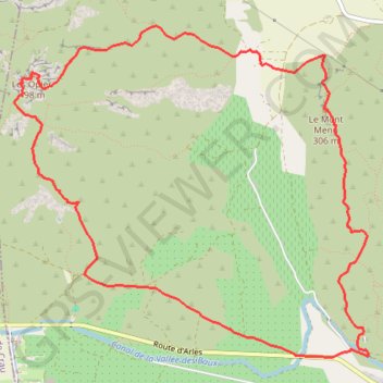 Itinéraire Les Opies et les crêtes du Mont Menu depuis Eyguières, distance, dénivelé, altitude, carte, profil, trace GPS