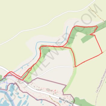 Itinéraire La vallée d'Acon - La Chaussée-Tirancourt, distance, dénivelé, altitude, carte, profil, trace GPS