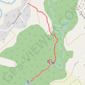 Itinéraire 🚶 Trace Saut de Bras du Fort, distance, dénivelé, altitude, carte, profil, trace GPS